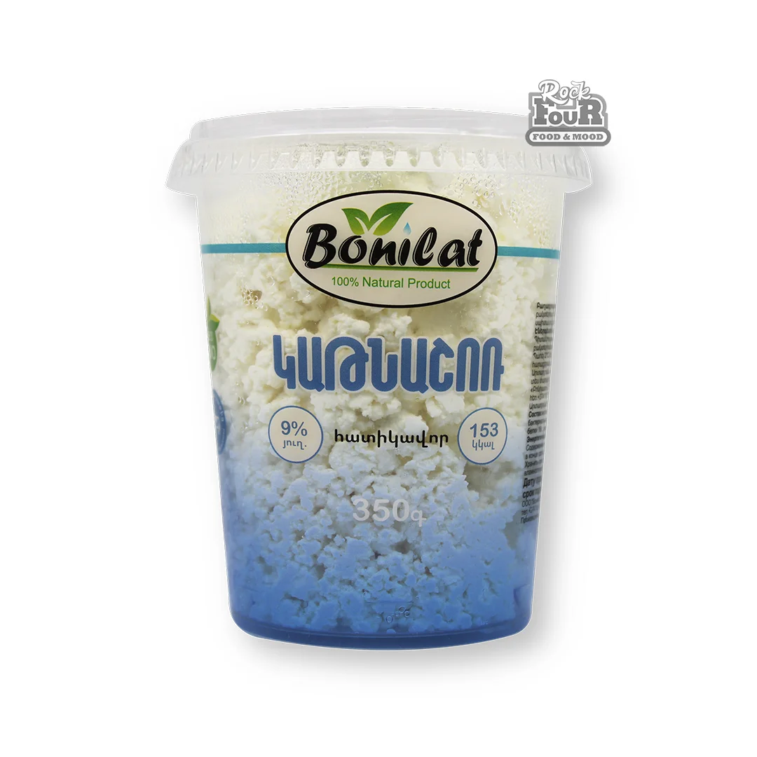 Կաթնաշոռ հատիկավոր «Bonilat» 9% 350գ
